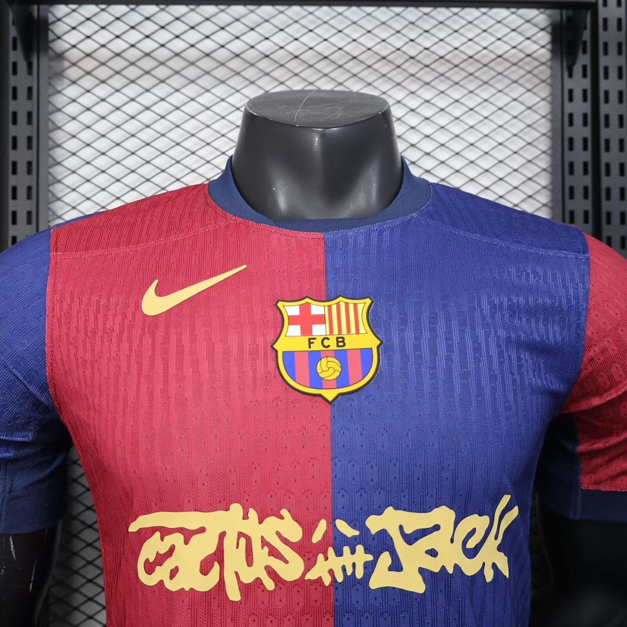 Barcelona Travis Scott Co Branded Version Special Edition Player Football Jersey 2025/2026