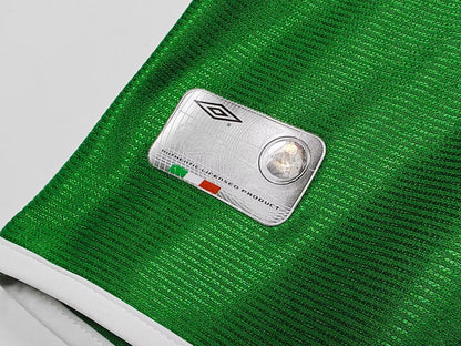 Retro Ireland Home Long Sleeve Football Jersey 2002