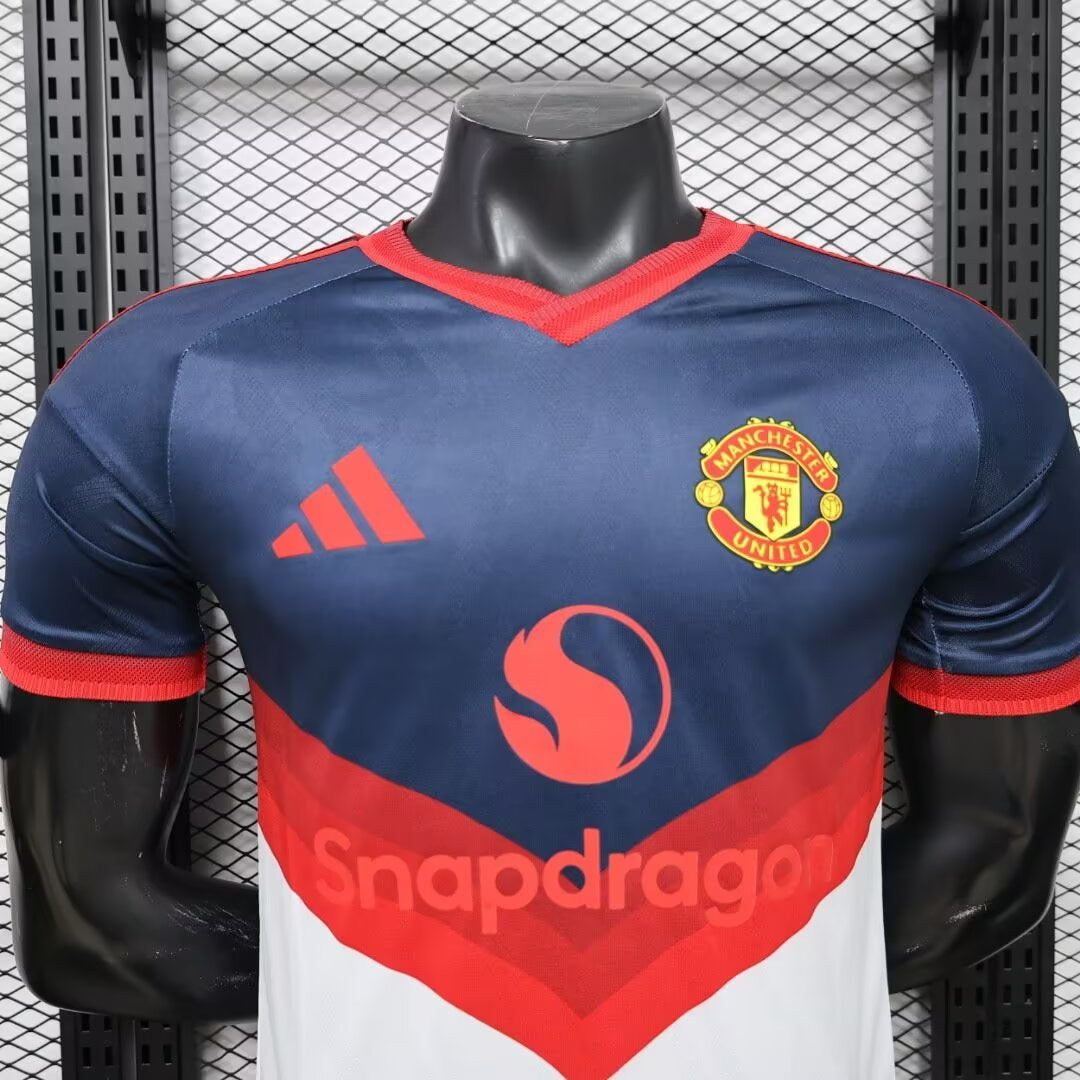 Manchester United White Blue Special Edition Player Football Jersey 2026/2027