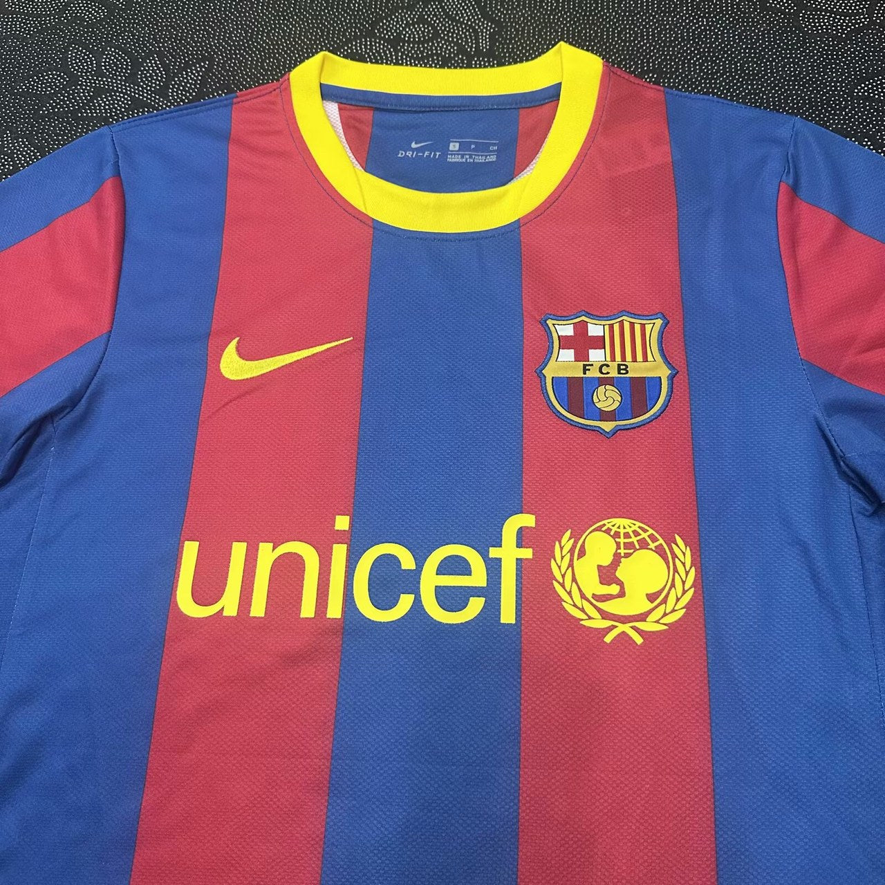Retro Barcelona Home Kits Suit Football Jersey 2010/2011