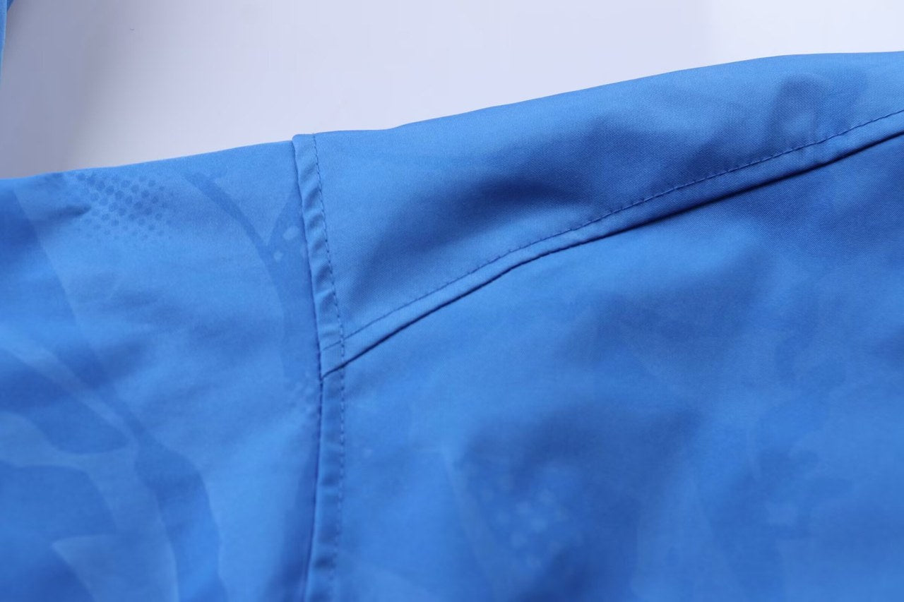 Barcelona Windbreaker Blue Football Jersey 2025/2026
