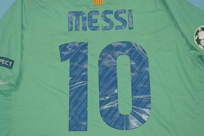 Retro Barcelona Away Green Football Jersey 2010/2011
