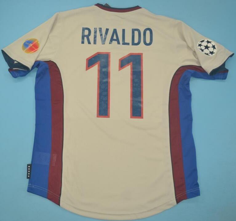 Retro Barcelona Away Football Jersey 1999/2000