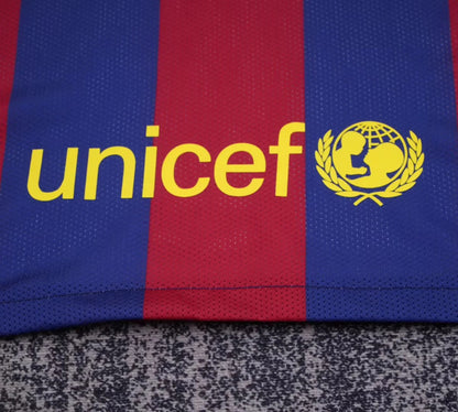 Retro Barcelona Long Home Kids Football Jersey 2014/2015