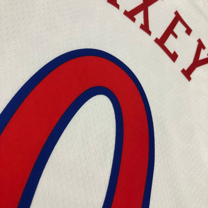 Philadelphia 76Ers City Edition White #0 MAXEY NBA Season Jerseys 2023