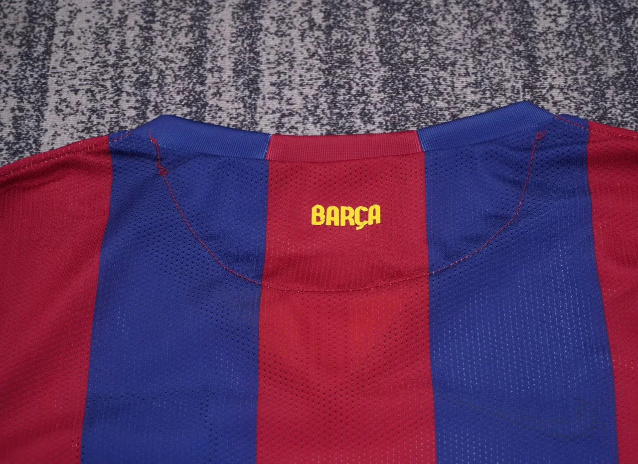 Retro Barcelona Long Home Kids Football Jersey 2014/2015