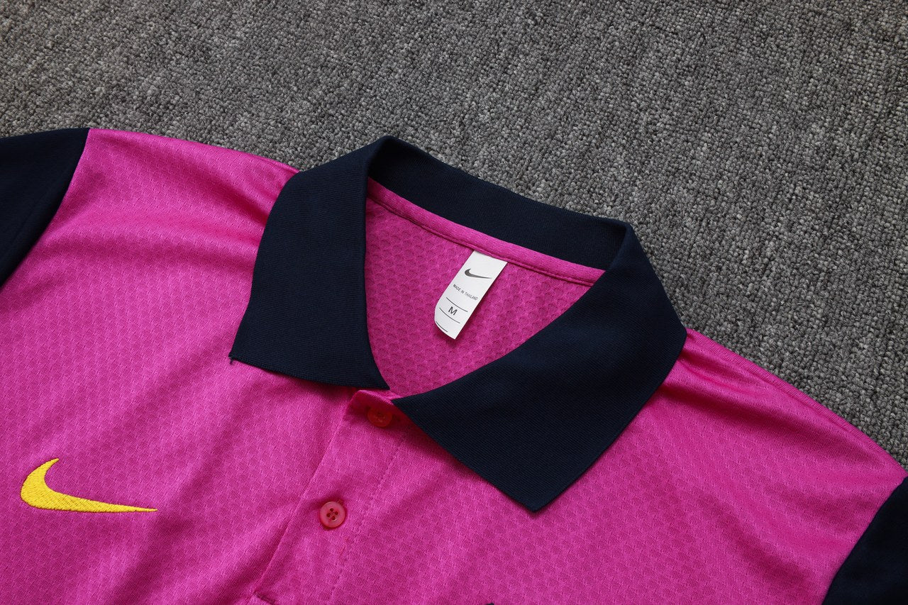 Barcelona Polo Fans Purple Football Jersey 2025/2026