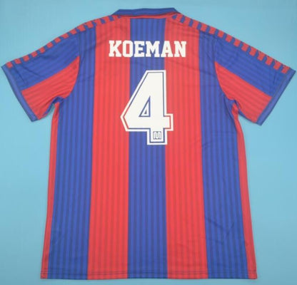 Retro Barcelona Home Long Football Jersey 1991/1992