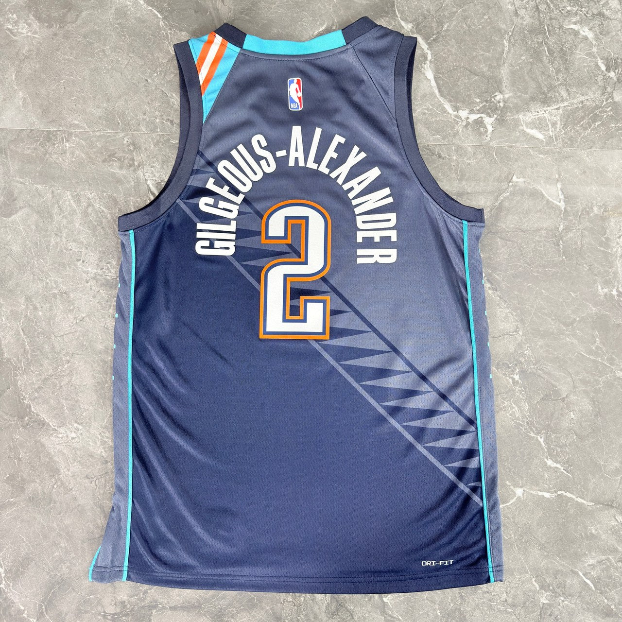 Oklahoma City Thunder Grey #2 GILGEOUS-ALEXANDER NBA Season Jerseys 2026