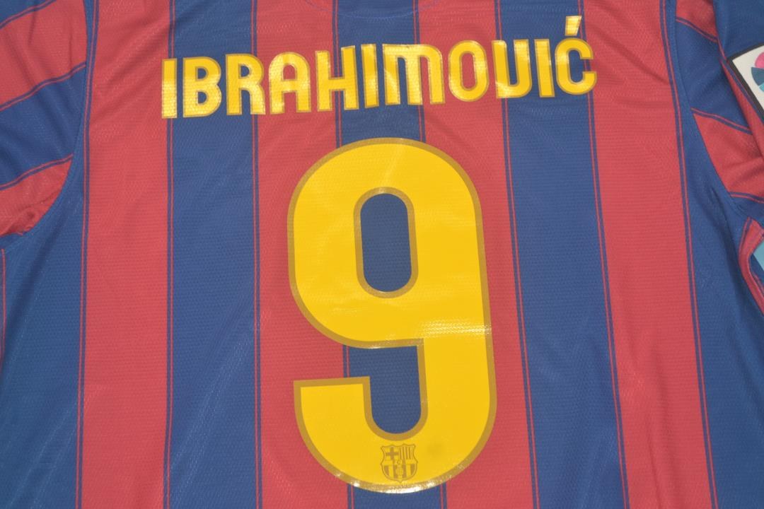 Retro Barcelona Home Long Sleeve Football Jersey 2009/2010