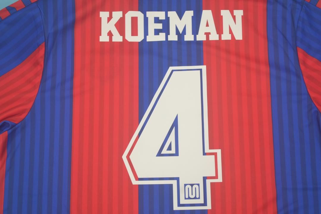 Retro Barcelona Home Long Football Jersey 1991/1992