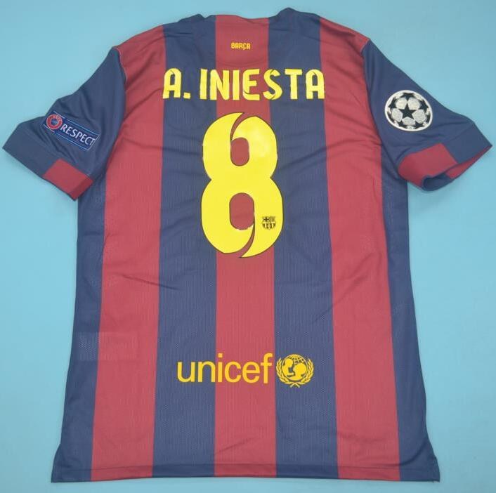 Retro Barcelona Home Football Jersey 2014/2015