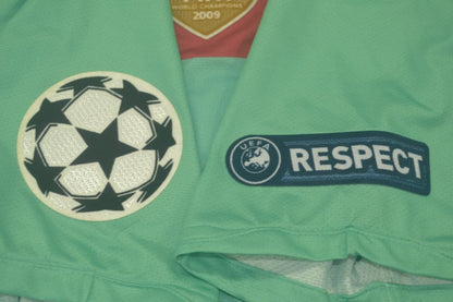 Retro Barcelona Away Green Football Jersey 2010/2011