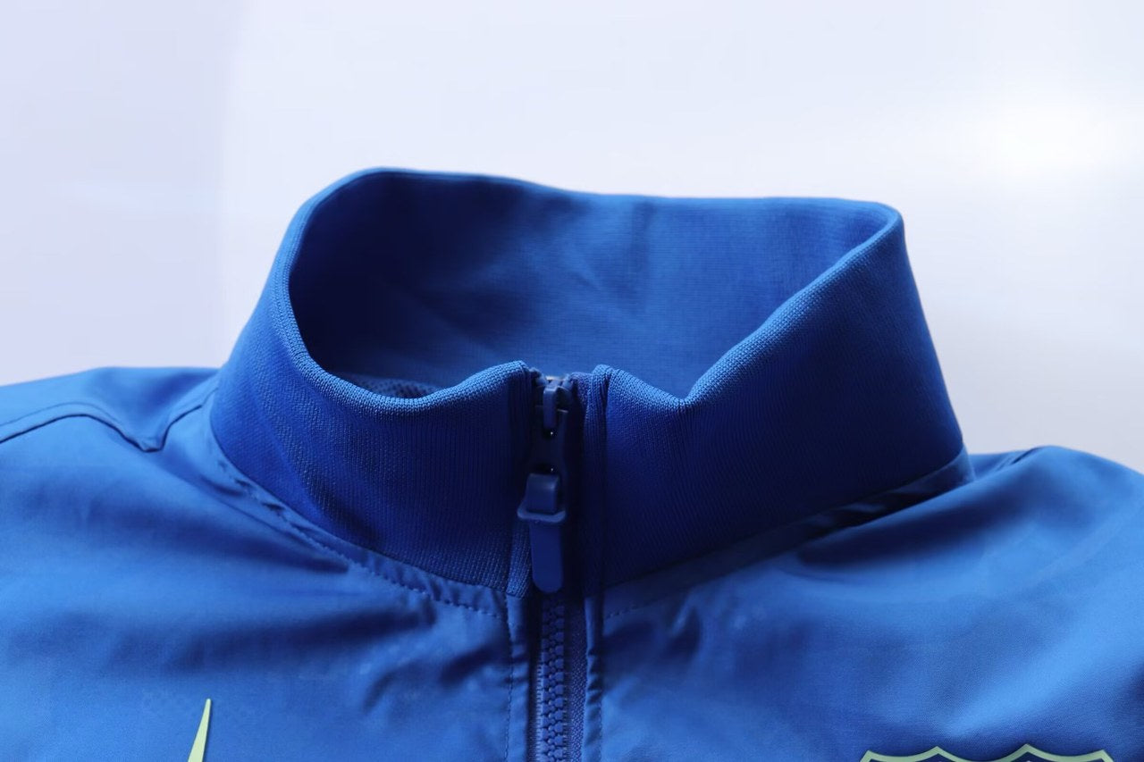 Barcelona Windbreaker Blue Football Jersey 2025/2026