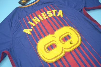 Retro Barcelona Home Football Jersey 2017 2018