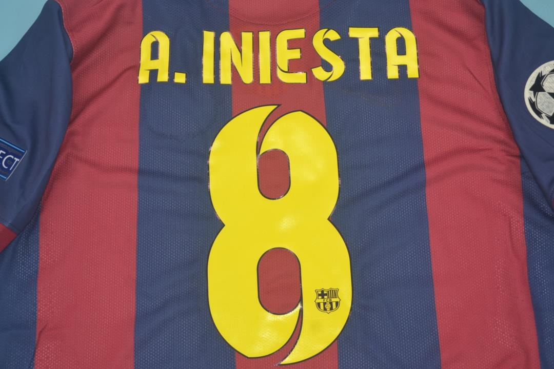 Retro Barcelona Long Home Football Jersey 2014/2015