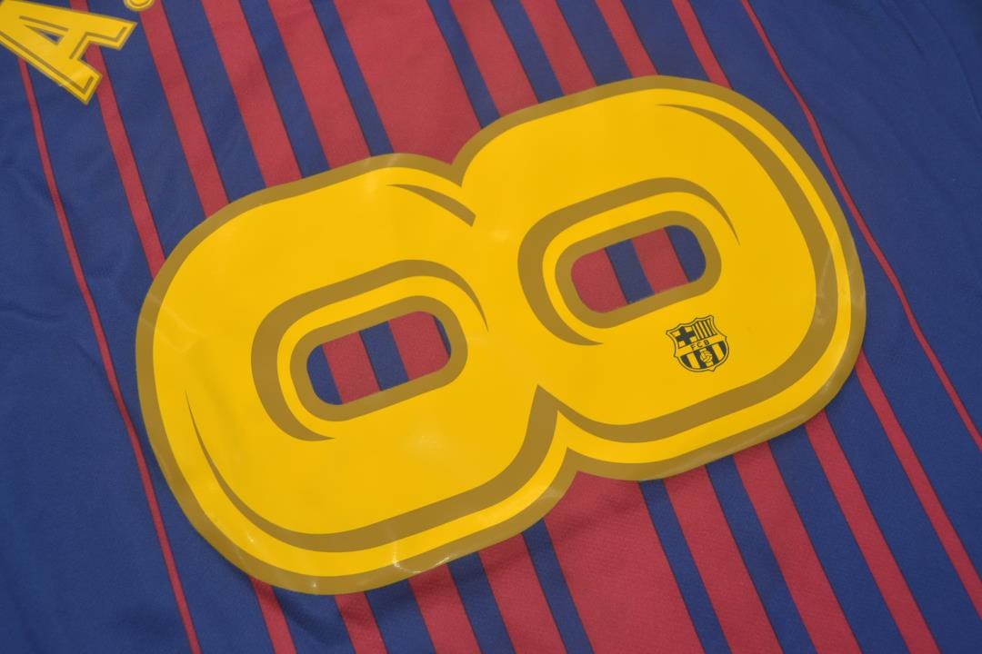 Retro Barcelona Home Football Jersey 2017 2018