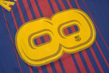 Retro Barcelona Home Football Jersey 2017 2018