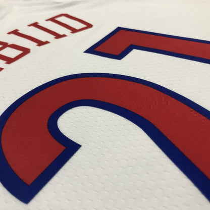 Philadelphia 76Ers City Edition White #21 EMBIID NBA Season Jerseys 2023