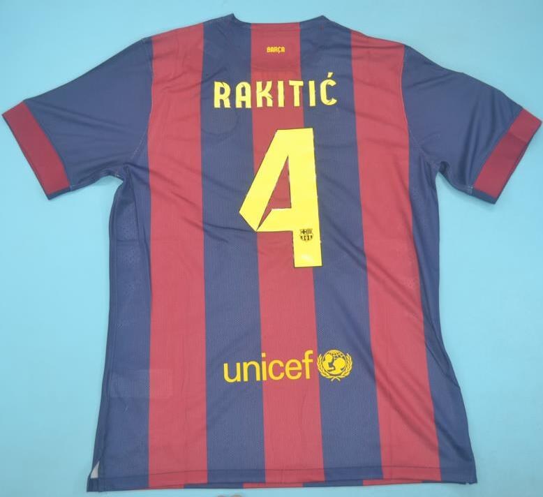 Retro Barcelona Home Football Jersey 2014/2015
