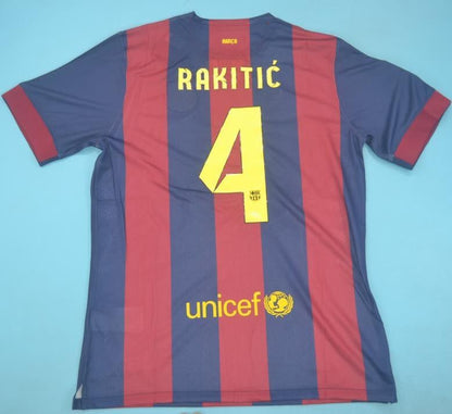 Retro Barcelona Home Football Jersey 2014/2015