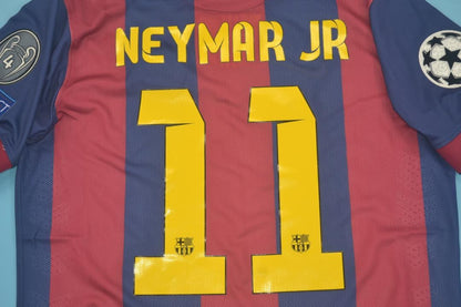 Retro Barcelona Long Home Football Jersey 2014/2015