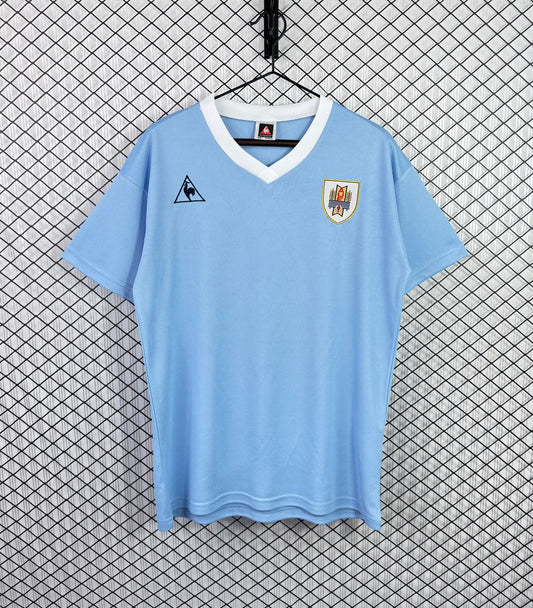Retro Uruguay Home Football Jersey 1986