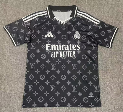 LV Real Madrid Special Edition Grey Fans Football Jersey 2025/2026