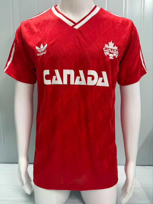 Retro Canada Home Football Jersey 1986
