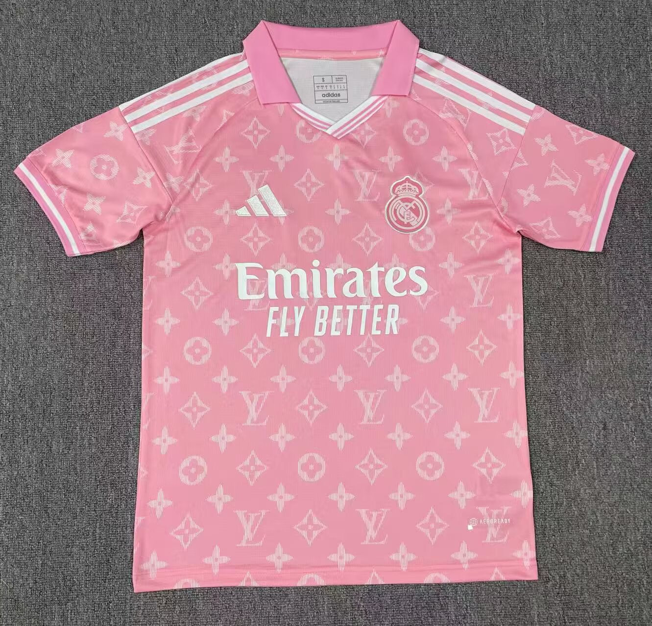 LV Real Madrid Special Edition Pink Fans Football Jersey 2025/2026