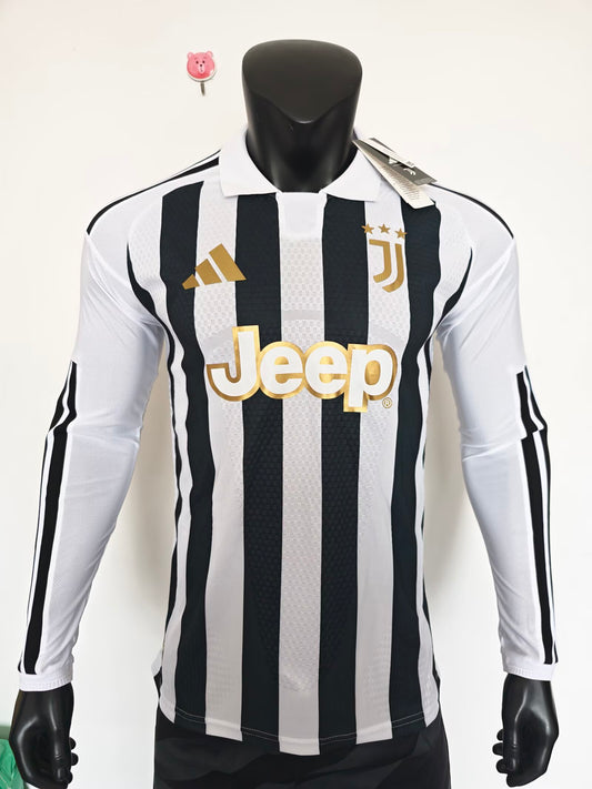 Juventus Home Long Sleeve Player Football Jersey 2026/2027