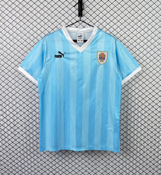 Retro Uruguay Home Football Jersey 1990