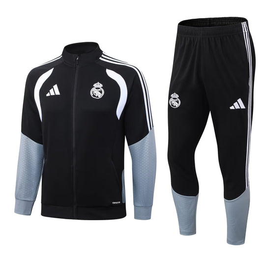 Real Madrid Black Jacket Tracksuit Jacket 2026/2027
