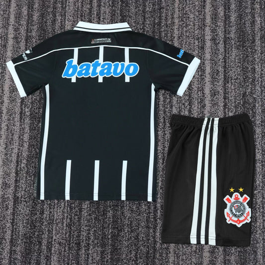 Retro Corinthians Away Kids Fans Football Jersey 1999/2000