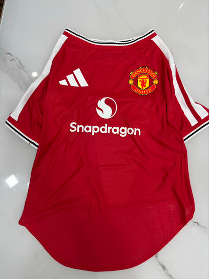 Manchester United Dog Pet Player Football Jersey 2026/2027