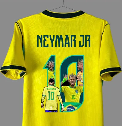 Brazil Home Special Player #10 NEYMAR JR Jersey 2026-2027