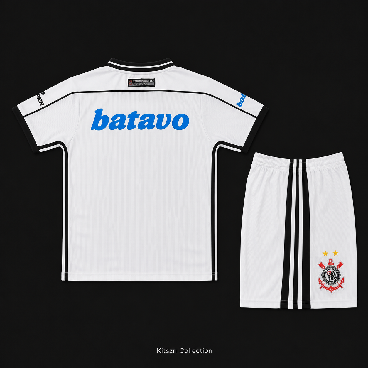 Retro Corinthians 1999/2000 Kids Away Fan Version Football Jersey