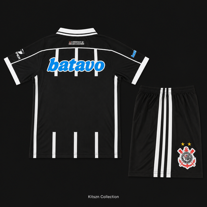 Retro Corinthians 1999/2000 Kids Away Fan Version Football Jersey