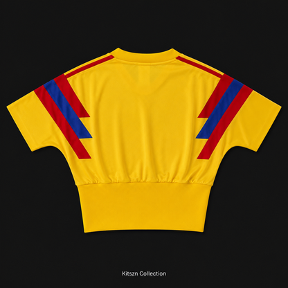 Retro Colombia 1990 Women Home Football Jersey