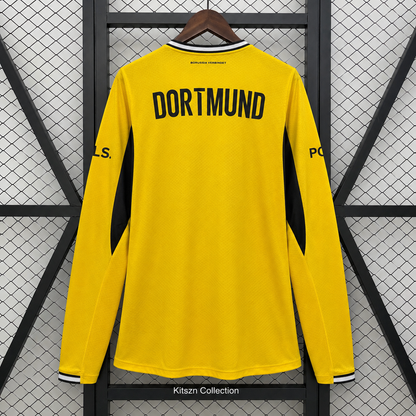 Dortmund Home Long Sleeve Player Jersey 2026-2027
