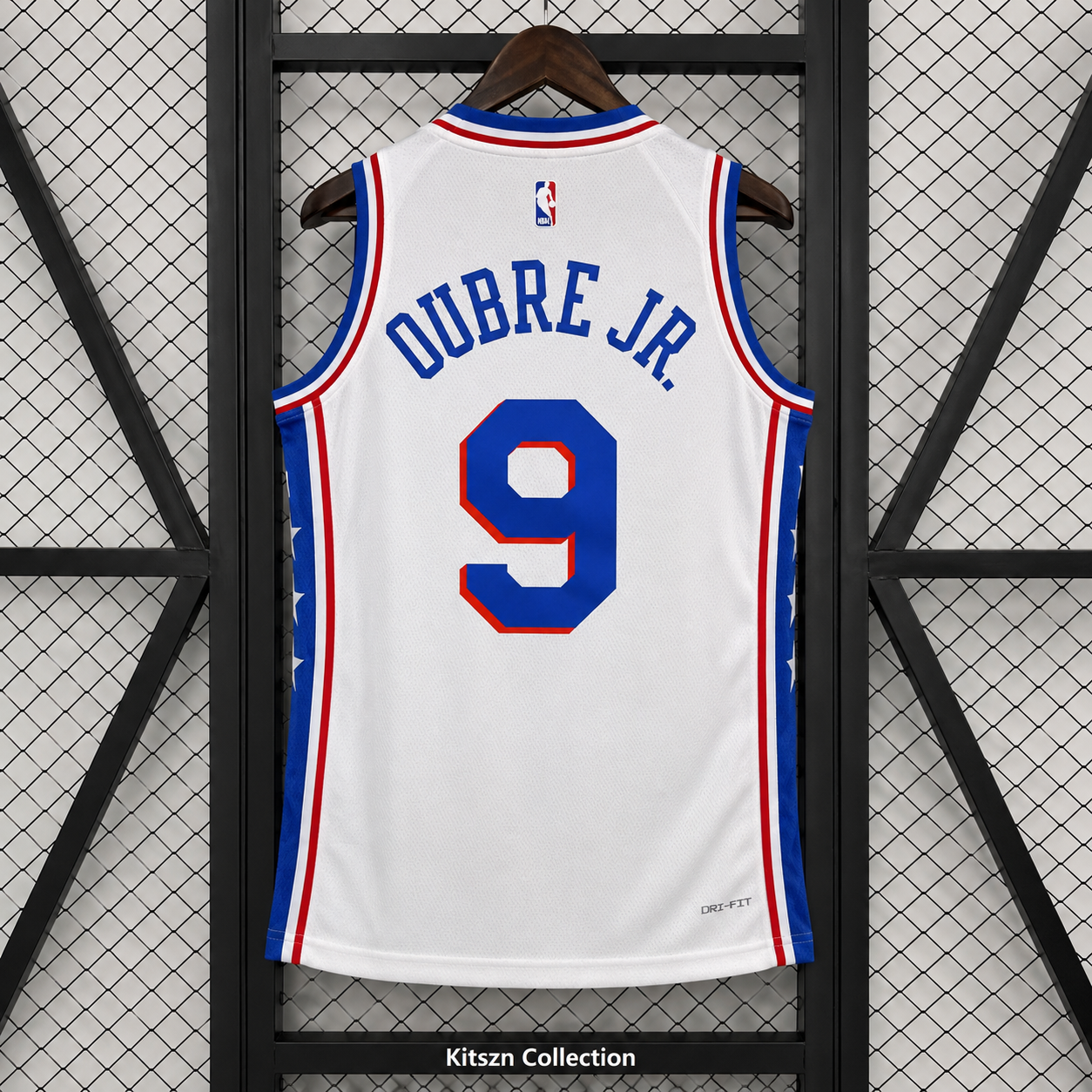 Philadelphia 76ers Home Jersey White #9 OUBRE JR. 2023