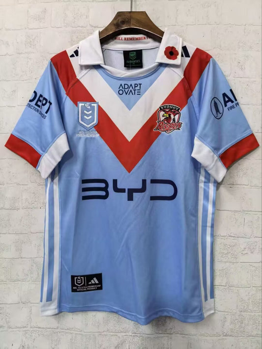 Rooster Blue Rugby Jerseys Fans 2026