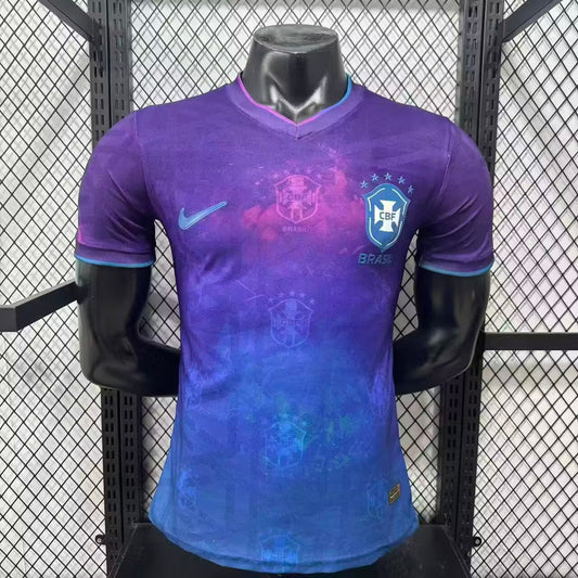 Brazil Christ Special Edition Black Player Football Jersey 2026/2027