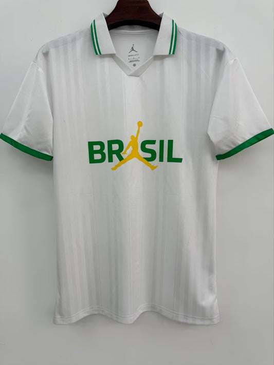 Brazil POLO T-shirt White Fans Football Jersey 2026/2027
