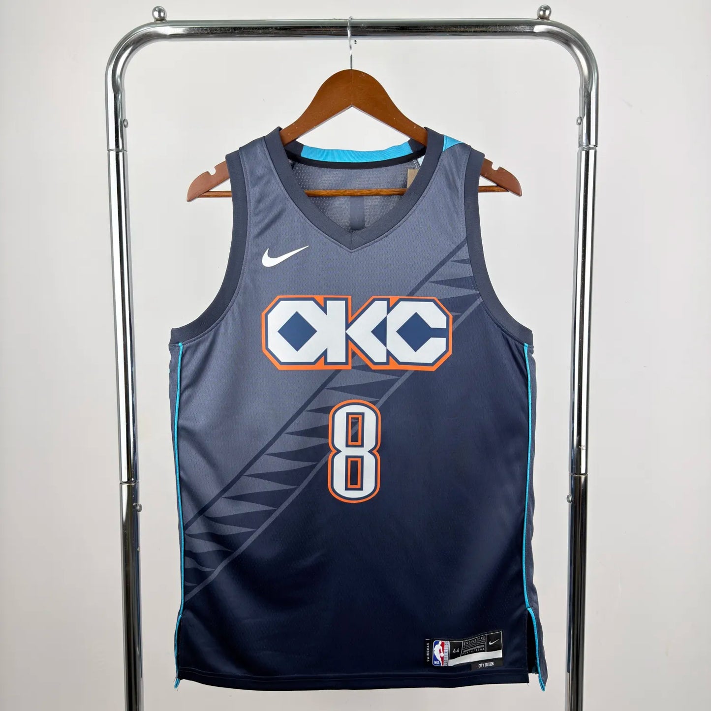 Oklahoma City Thunder Grey #8 WILLIAMS NBA Season Jerseys 2026