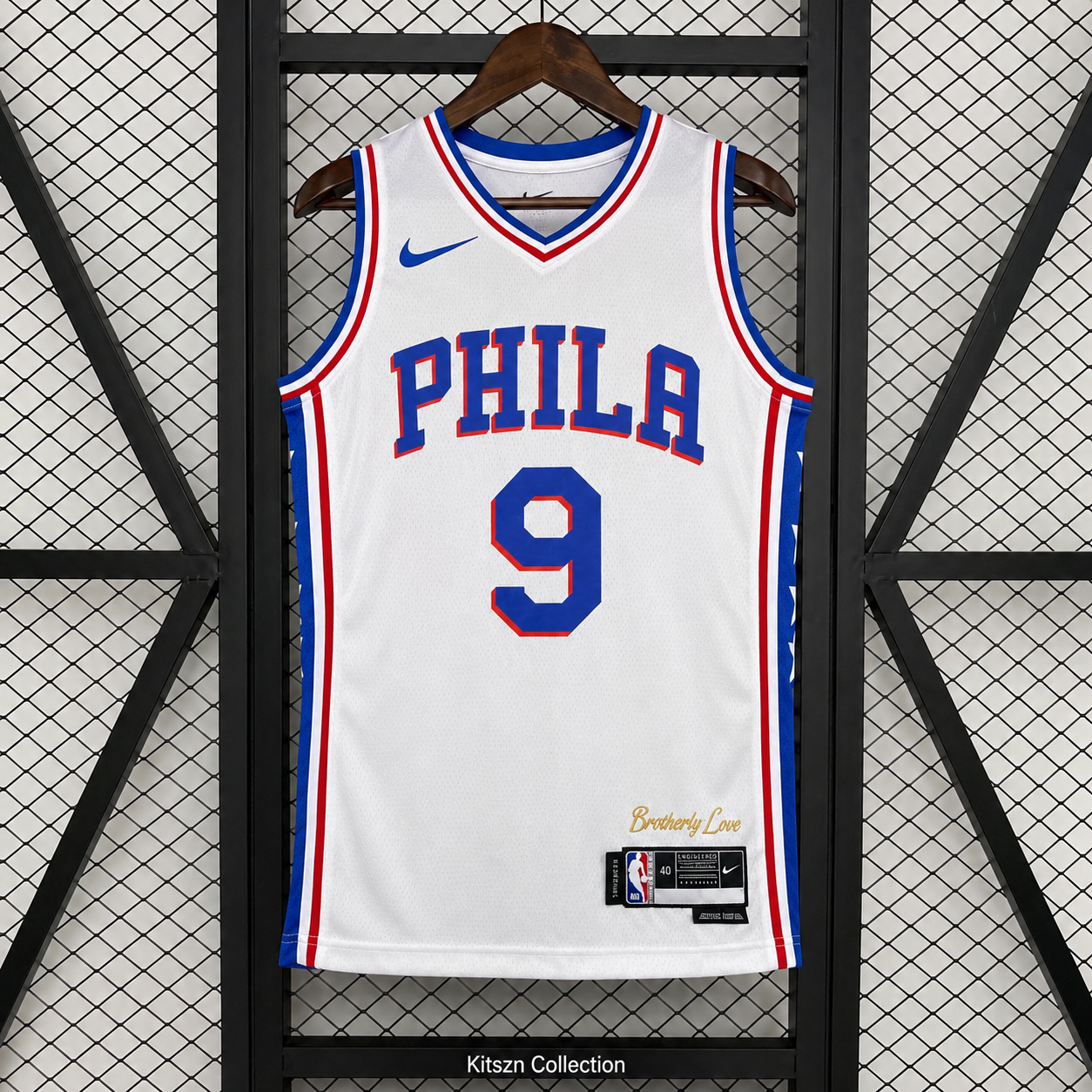 Philadelphia 76ers Home Jersey White #9 OUBRE JR. 2023