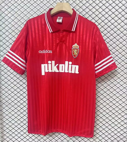Retro Zaragoza 1995/1996 Away Fan Version Football Jersey