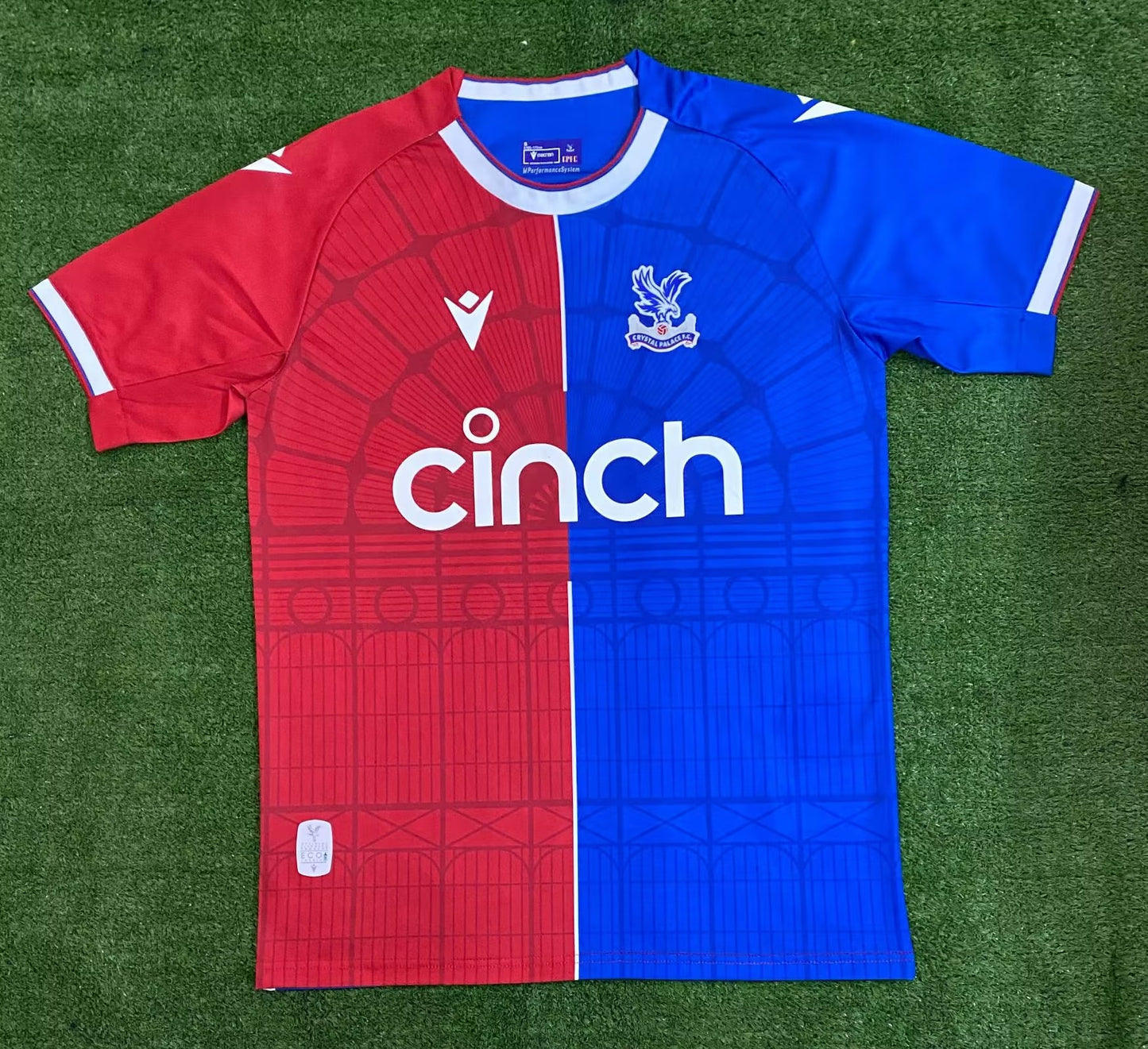 Crystal Palace 2023/2024 Home Fan Version Football Jersey