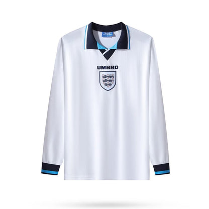 Retro England 1996/1997 Home Long Sleeve Football Jersey