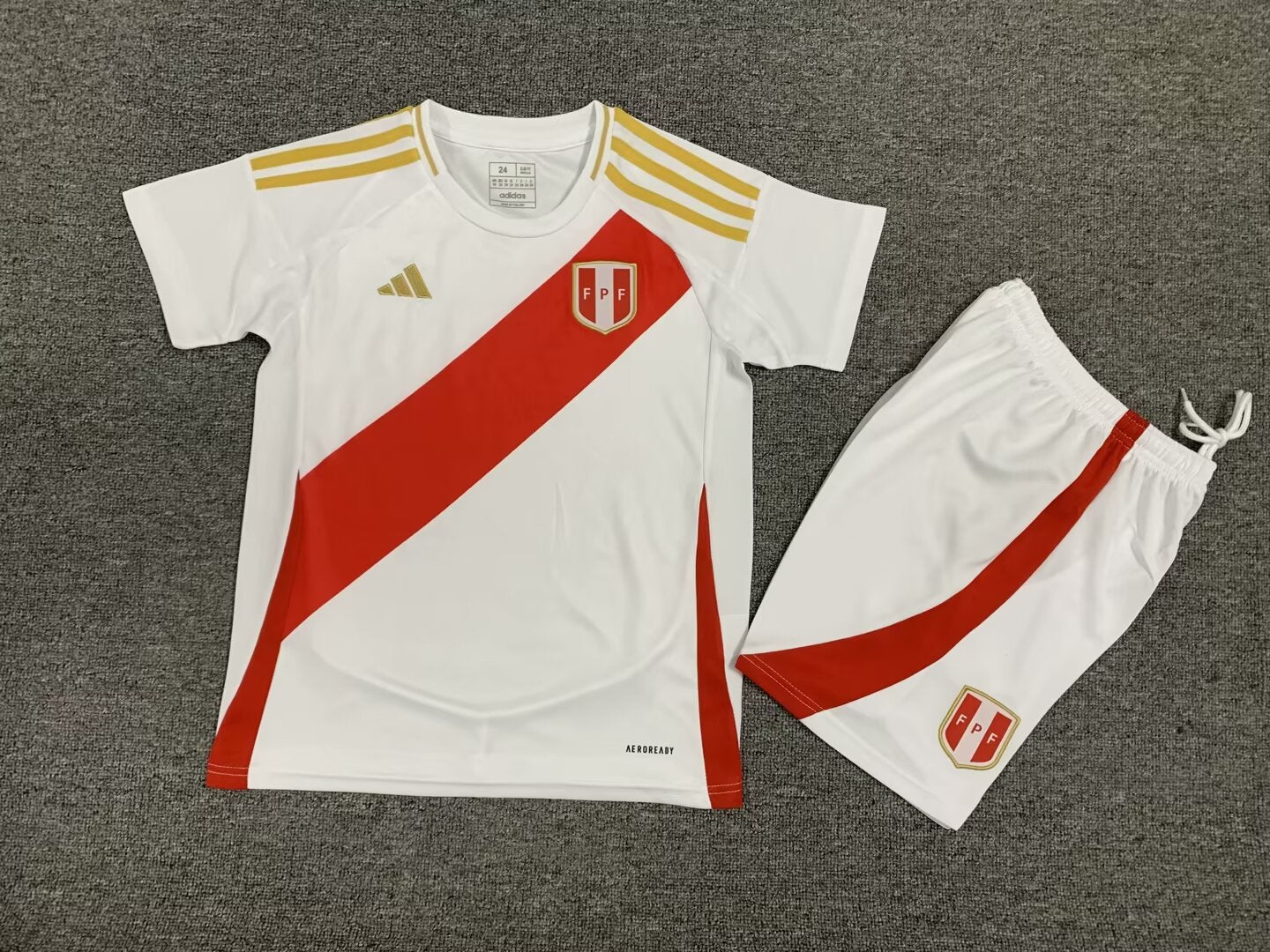 Peru 2024/2025 Kids Home Football Jersey